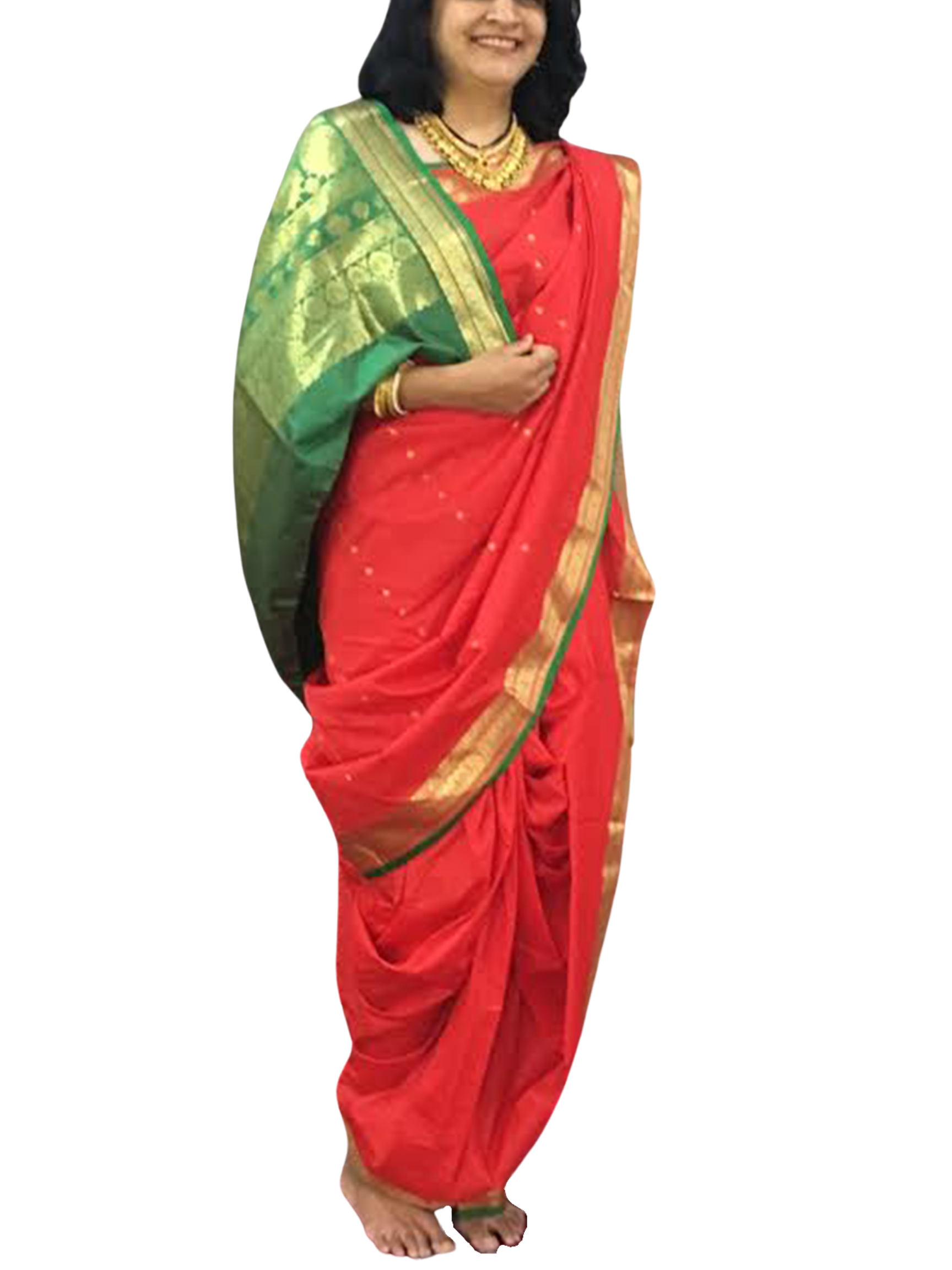 Ready to wear Nauvari in... - Readymade Nauvari saree. | Facebook