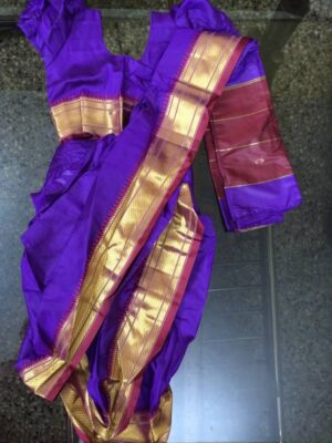 Readymade Stitched Nauvari Saree – Surve Bandhu