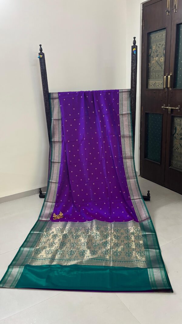 Made To Order - Paithani Jambhla, Rama green (AI)