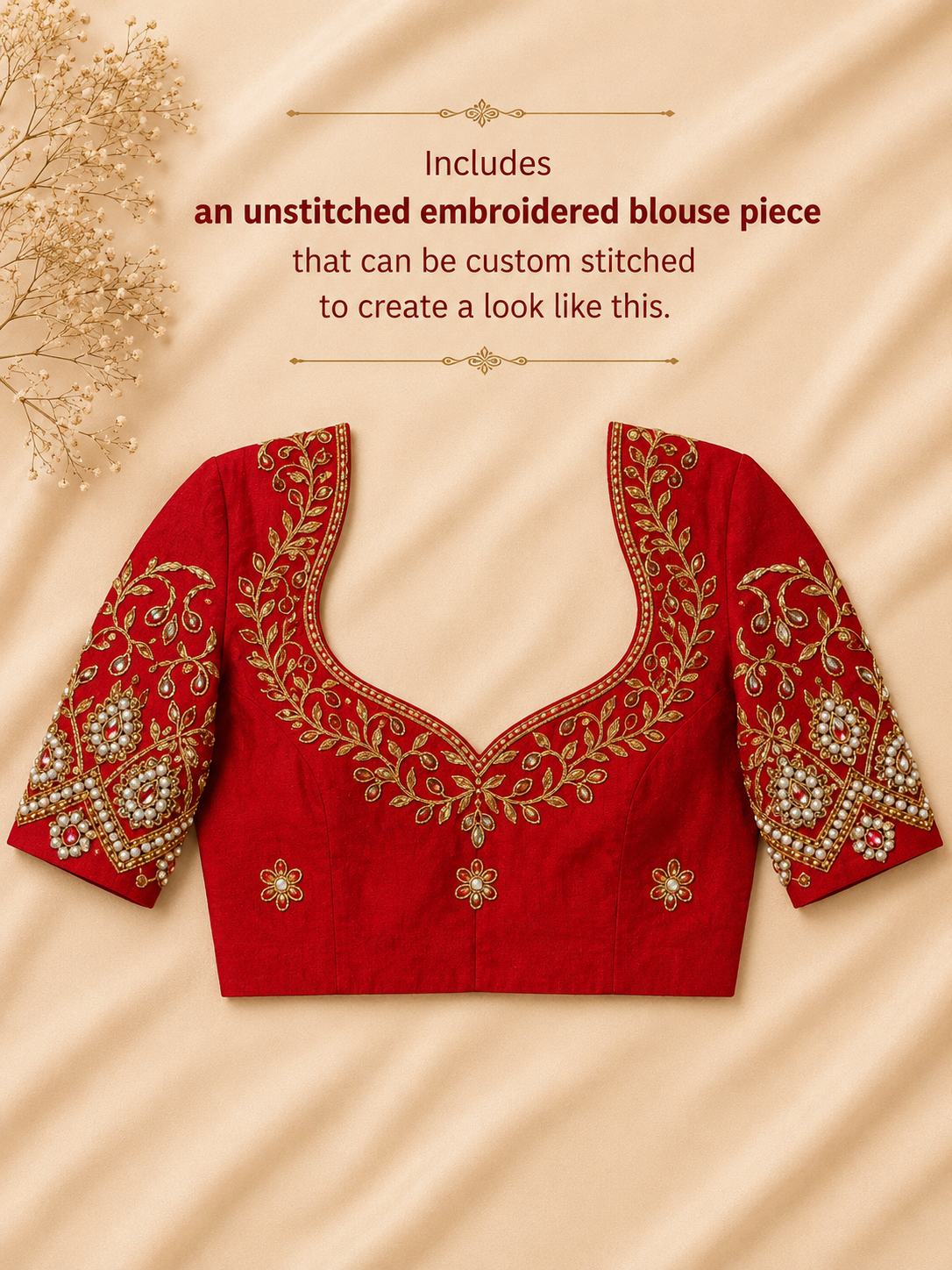 red blouse