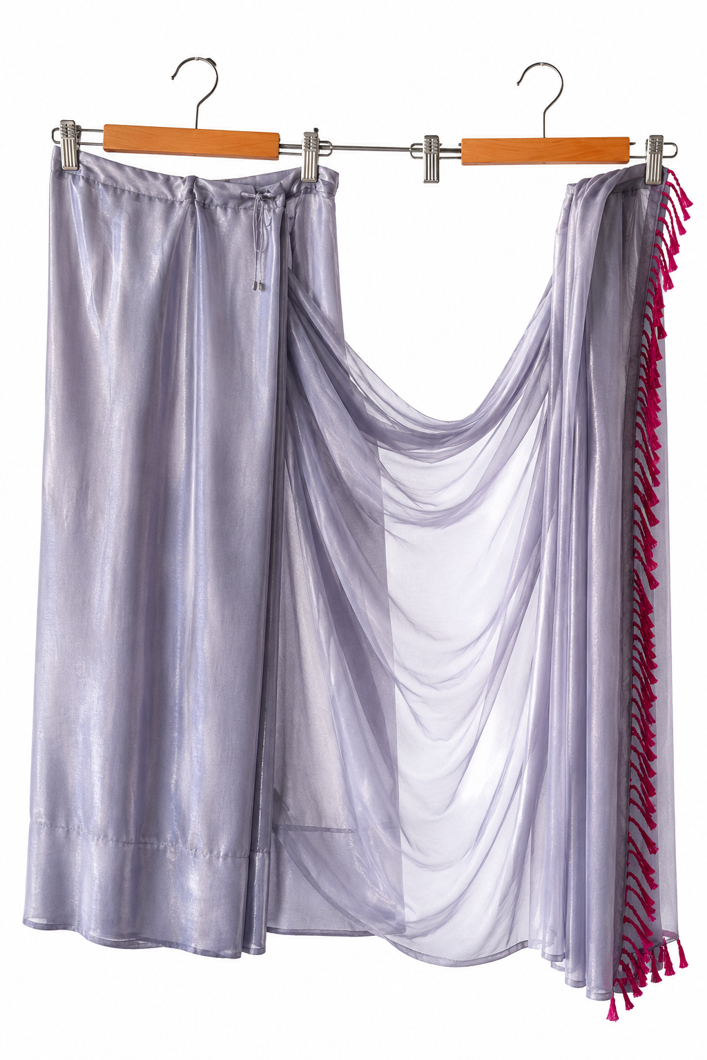 gray saree