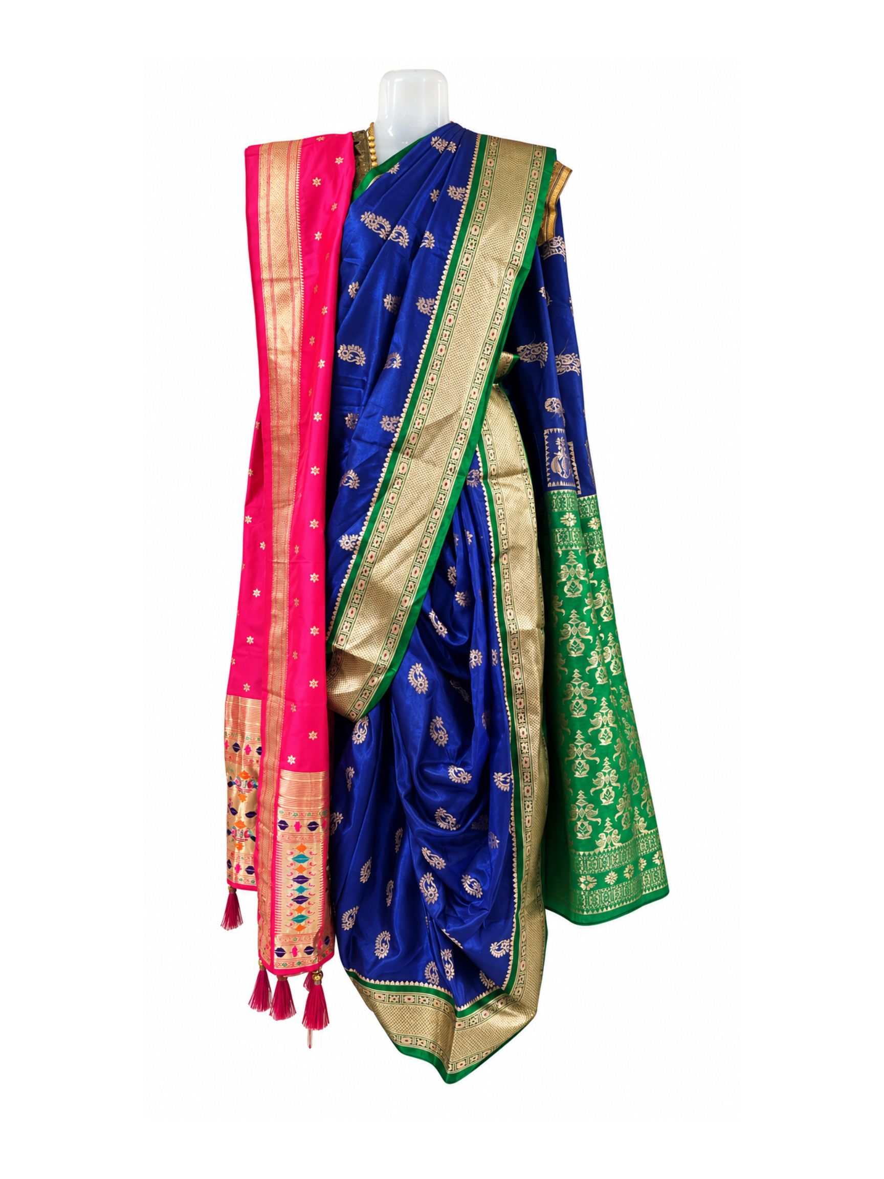 Satin KGB 40” xl (B) violet with green 6000₹